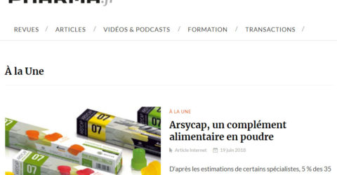article revue pharma arsycap