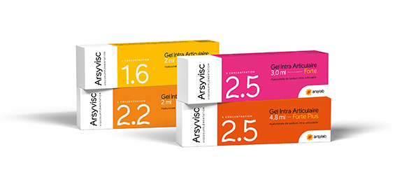 Pack 4 gels Arsyvisc