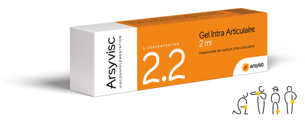 Gel intra-articulaire Arsyvisc 2.2