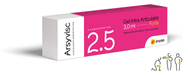 Gel intra-articulaire Arsyvisc 2.5 Forte