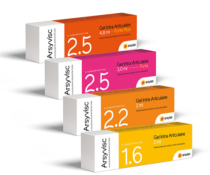 pack gels intra-articulaires